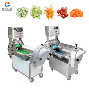 FC-301 Multifunctional Vegetable Cutting <b>Machine</b> Commercial Dual Heads Vegetable <b>Chopping</b> Dicing Shredding Slicing <b>Machine</b> - Product Image 1