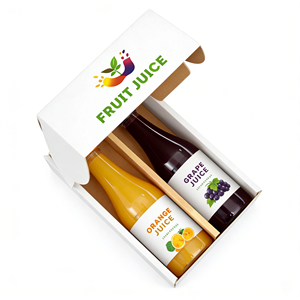 Boîtes d'expédition personnalisées pour boissons et jus, en carton ondulé B/E, avec option de découpe et fermeture auto-adhésive, vente en gros - Product Image 3