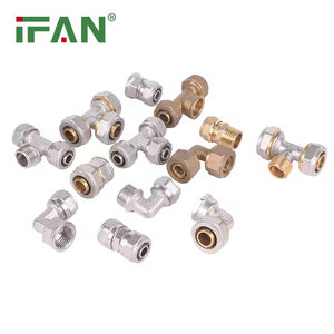 IFAN High Quality GB-T 18992 <strong>PEX</strong> Al <strong>PEX</strong> <strong>Fitting</strong> Double Color PN25 Brass Compression <strong>Fitting</strong> 16-32MM Water Supply <strong>PEX</strong> <strong>Fittings</strong> - Product Image 3