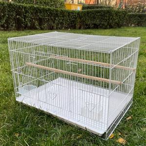 Sıcak satış yeni tasarım kalp şekilli kuş uçuş kafesleri 76x45x45 ile yan yetiştiriciliği kapı ve besleyiciler ve standları - Product Image 3