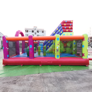 Castillo inflable comercial con tobogán para fiestas infantiles al aire libre, castillo hinchable de circo, combo inflable con diseño de payaso. - Product Image 5