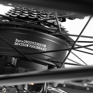 28 Inch City <b>Electric</b> <b>Bike</b> 36V <b>250W</b> 10.5Ah LG Battery 7 Speed 25kmh Commuter E <b>Bike</b> with UK DE Warehouse - Product Image 6