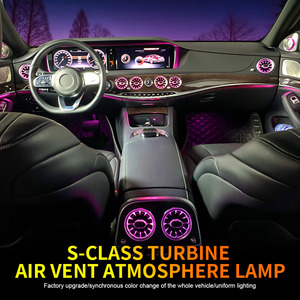 Accesorios para Mercedes Benz Clase S W222, Kit de Luces Ambientales LED RGB para Rejillas de Ventilación, Compatible con la Iluminación Ambiental Original del Vehículo - Product Image 3
