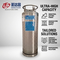 Cylindre Dewar à azote liquide industriel CIMC Sanctum DPL450-240L 1,37 Mpa, récipient sous pression en acier inoxydable austénitique