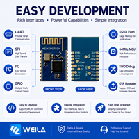 Module de contrôle sans fil BLE ODM, modules sans fil BLE 5.0 avec certifications FCC, IC, CE, Telec, KC, SRRC pour appareils IoT de maison intelligente