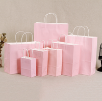 Vente directe d'usine, sacs en papier kraft classiques pour l'impression sérigraphique, pour l'emballage de vêtements et d'aliments, recyclables
