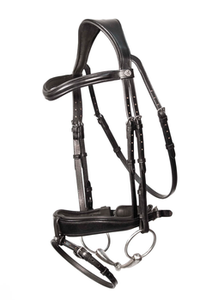 Luxury Soft Brown <b>Leather</b> Horse Bridle High Quality Comfortable Indian Racing Equestrian Equipment Customizable QC Inspected - Product Image 2