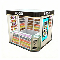 Étalage de magasin de tabac personnalisé, étagère de présentation de magasin de tabac, présentoir de cigarettes de haute qualité, présentoir de cigares personnalisé avec éclairage LED
