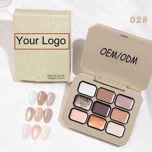 CAILI Ensemble de vernis à ongles en gel pour pudding solide 9 en 1, kit de vernis à ongles en gel crème solide de haute qualité pour salon et <span class=keywords><strong>manucure</strong></span> - Product Image 4