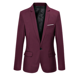 Blazer Homme Coréen Cintrée Couleur Unie, <span class=keywords><strong>Veste</strong></span> <span class=keywords><strong>de</strong></span> <span class=keywords><strong>Costume</strong></span> <span class=keywords><strong>de</strong></span> Bureau Noire Grande <span class=keywords><strong>Taille</strong></span> - Product Image 6