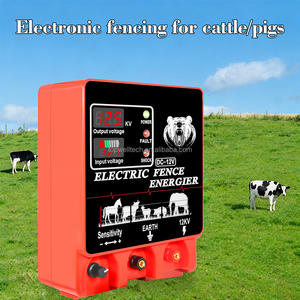 Chargeur d'électrificateur de clôture électrique 20 milles, dissuade les prédateurs avec affichage et alarme - Product Image 6