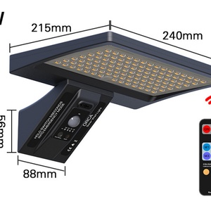 หลอดไฟ LED พลังงานแสงอาทิตย์ 3w 5w 8w มี 3 ขนาดให้เลือก แสงสองสี แบตเตอรี่ความจุสูง 4 โหมด ไฟเซ็นเซอร์พลังงานแสงอาทิตย์สำหรับภายนอกอาคาร - Product Image 4