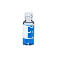 Flacon en verre transparent de 2mL, 12x32mm, à Base plate, 8 — 425, avec étiquette, livraison gratuite