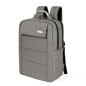 Customizable USB Charging <b>Backpack</b> Durable Oxford Waterproof <b>Laptop</b> Pocket Polyester Zipper External Frame for Men Women - Product Image 3