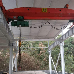 Grúa Puente Monoviga de Diseño Compacto con Capacidad de 2 Toneladas y Polipasto Eléctrico de Cadena para Pequeños Talleres, Almacenes Interiores y Manipulación de Materiales - Product Image 3