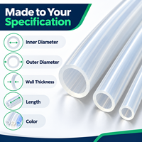 Fabricant de tubes en silicone transparents sur mesure, flexibles et extrudés, avec taille, couleur et longueur personnalisées