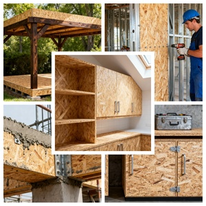 E1 Grado 4*8 <span class=keywords><strong>Tablero</strong></span> de partículas OSB Hilo orientado resistente a la humedad para la construcción Revestimiento de paredes Muebles Superficie terminada - Product Image 5