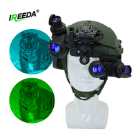 IREEDA Vente Chaude Nouveau Design Quatre Yeux GPNVG18 Lunettes de Vision Nocturne Kit de Boîtier Pliable GPNVG18 avec Étanchéité IP65/IP67
