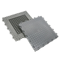 Usine directement en gros tapis modulaire tapis intégré antidérapant dépoussiérage revêtement de sol en plastique pour hôtels magasins bureaux garages