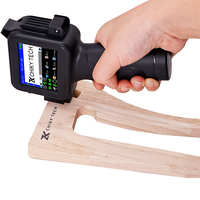 Imprimante couleur portable à double buse pour l'impression de données d'expiration sur étiquettes de bouteilles en plastique et sur bois