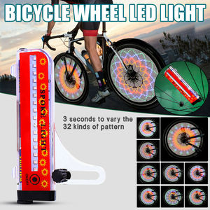 Luces LED Impermeables para Ruedas <span class=keywords><strong>de</strong></span> <span class=keywords><strong>Bicicleta</strong></span>, 32 LED, Luces para Radios <span class=keywords><strong>de</strong></span> <span class=keywords><strong>Bicicleta</strong></span>, 32 Patrones <span class=keywords><strong>de</strong></span> Iluminación, Iluminan las Calles, Lámpara <span class=keywords><strong>de</strong></span> Carretera para <span class=keywords><strong>Bicicleta</strong></span> <span class=keywords><strong>de</strong></span> Diseño - Product Image 6