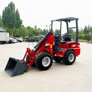 Дизельный фронтальный тракторный погрузчик 1 тонна 1,5 тонна 2 тонны мини сочлененный Колесный погрузчик колесный погрузчик мини - Product Image 2