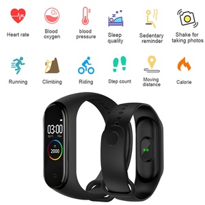 Montre connectée M4, bracelet intelligent de sport, bracelet de poignet, moniteur de pression artérielle, moniteur de fréquence cardiaque, tracker de forme physique, bracelet intelligent, bracelet de santé - Product Image 3