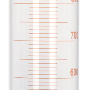 Cilindro graduado de vidrio sin base, resistente a ácidos y álcalis, instrumento de medición preciso a escala completa para análisis químico - Product Image 6