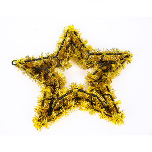 Guirlande <span class=keywords><strong>de</strong></span> Noël en paillettes <span class=keywords><strong>de</strong></span> 14 pouces, guirlande en paillettes en forme d'étoile pour porte d'entrée, décoration <span class=keywords><strong>de</strong></span> porte - Product Image 2