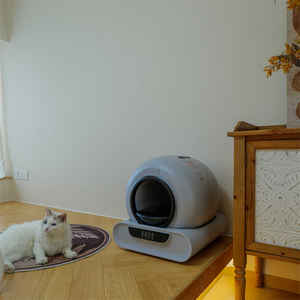 Caja de arena para gatos automática de fácil limpieza Inodoro para gatos autolimpieza Caja de arena inteligente Control de aplicación - Product Image 6