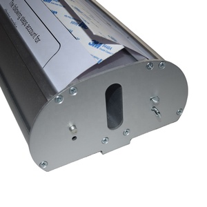 Soporte de pancarta enrollable de doble cara de <span class=keywords><strong>primavera</strong></span>, pancarta enrollable giratoria, pancartas enrollables de doble cara - Product Image 1