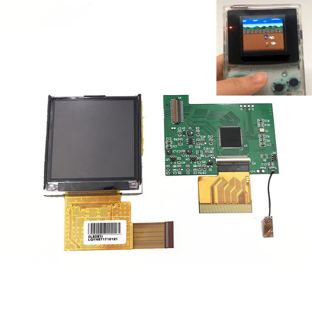 2.2 Inches High Light Modification Kit for GBC LCD Backlight LCD Screen for GB Color Console for GBC Console Game Accessory