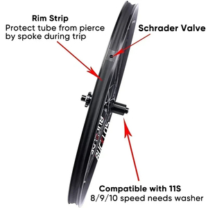 OEM/ODM BUCKLOS MTB轮对山地自行车27.5/29英寸直通轴盘式制动器15 * 100毫米12 * 142毫米自行车轮对自行车零件 - Product Image 3