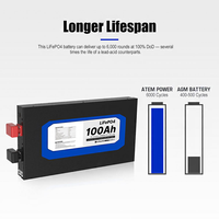 Baterai LiFePO4 Segitiga 12V 50Ah/100Ah 0.64KWh Baterai Lithium Kompak untuk Pemasangan Rangka E-bike 6000+ Siklus Tahan Guncangan Tas Lunak
