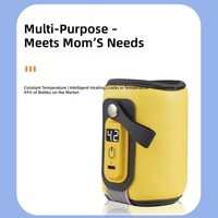 Penghangat Botol Bayi Portabel Multi-gear, Kontrol Suhu Cerdas, Model Universal, Penutup Penghangat Susu, Selongsong Insulasi