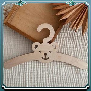 Style nordique en bois ours <span class=keywords><strong>nuage</strong></span> <span class=keywords><strong>cintre</strong></span> pour enfants bricolage bébé créatif <span class=keywords><strong>cintre</strong></span> pour animaux de compagnie - Product Image 6
