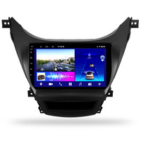4 कोर एंड्रॉयड कार रेडियो 2 दीन हुंडई Elantra 2014 के लिए Carplay टच स्क्रीन कार डीवीडी प्लेयर जीपीएस ऑटो इलेक्ट्रॉनिक्स