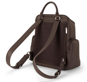 Sac à dos avec tapis à langer, pochette pour accessoires, grande capacité, sac à langer pour bébé, pour maman, OEM ODM, cuir vegan - Product Image 1