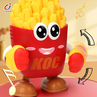 Chengji bébé jouets de danse interactifs piles populaires langue frites balançoire électrique marche en plastique Animal bébé jouet