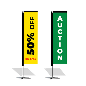 Drapeau publicitaire d'ouverture double face pour l'extérieur, promotion des entreprises et des événements, bannière personnalisée en forme de goutte d'eau ou de plume - Product Image 4