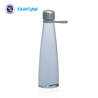 Bouteille d'eau en plastique légère, portable, réutilisable, anti-fuite, pour le sport, avec logo personnalisé