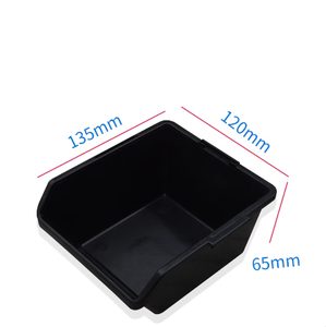 ESD tempat penyimpanan plastik hitam Anti statis, jalur gigi/sekrup komponen konduktif dapat disesuaikan ukuran dapat disesuaikan untuk keamanan - Product Image 5