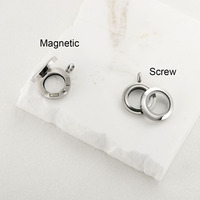 Pendentif Médaillon Flottant en Acier Inoxydable de Haute Qualité avec Fenêtre en Verre Rond pour Mémoire, Collier Médaillon