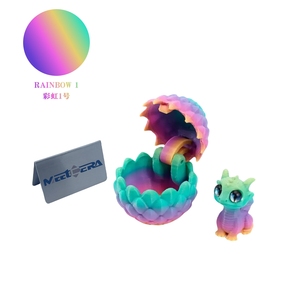 Party Decoration Set Cross-Border Hot-Selling 3D Printed Gradient Dragon <strong>Egg</strong> Desktop Ornament Craft Toy Gift - Product Image 3