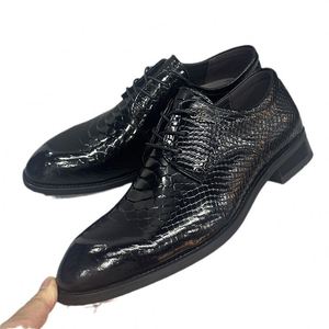 Zapatos de Negocios de Cuero Genuino para Hombre, Modernos y Más Vendidos, con Suela Suave y Parte Superior de Cuero Suave, Estilo Casual y Formal - Product Image 1