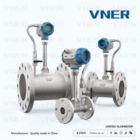 Flowmeter Digital LCD 6-Inci, Pengukur Tekanan dan Suhu Udara/Oli Area Variabel, Modbus, Modulasi Massa Gas, OEM