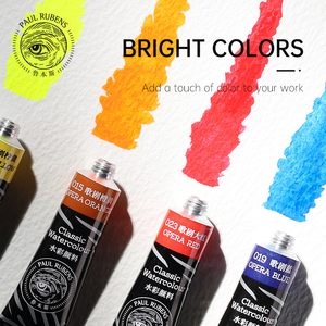 Peinture <span class=keywords><strong>aquarelle</strong></span> de qualité artistique Rubens, série Opera, 14 couleurs, tube individuel de 5 ml, pigment professionnel - Product Image 6