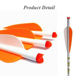 Perno de ballesta de carbono para tiro con arco, eje de flecha de carbono de 16/18/20 pulgadas, paletas de TPU, puntas de campo de acero inoxidable aptas para ballesta - Product Image 2