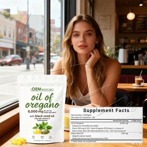 Bulk Stock Black Seed Oil Softgel Capsules with Oregano Oil Natural Digestive and Antioxidant Aid - Product Image 3