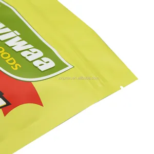 China fornecedor resealable alumínio folha logotipo personalizado ziplock maçã batata chip banana banana chips embalagem sacos